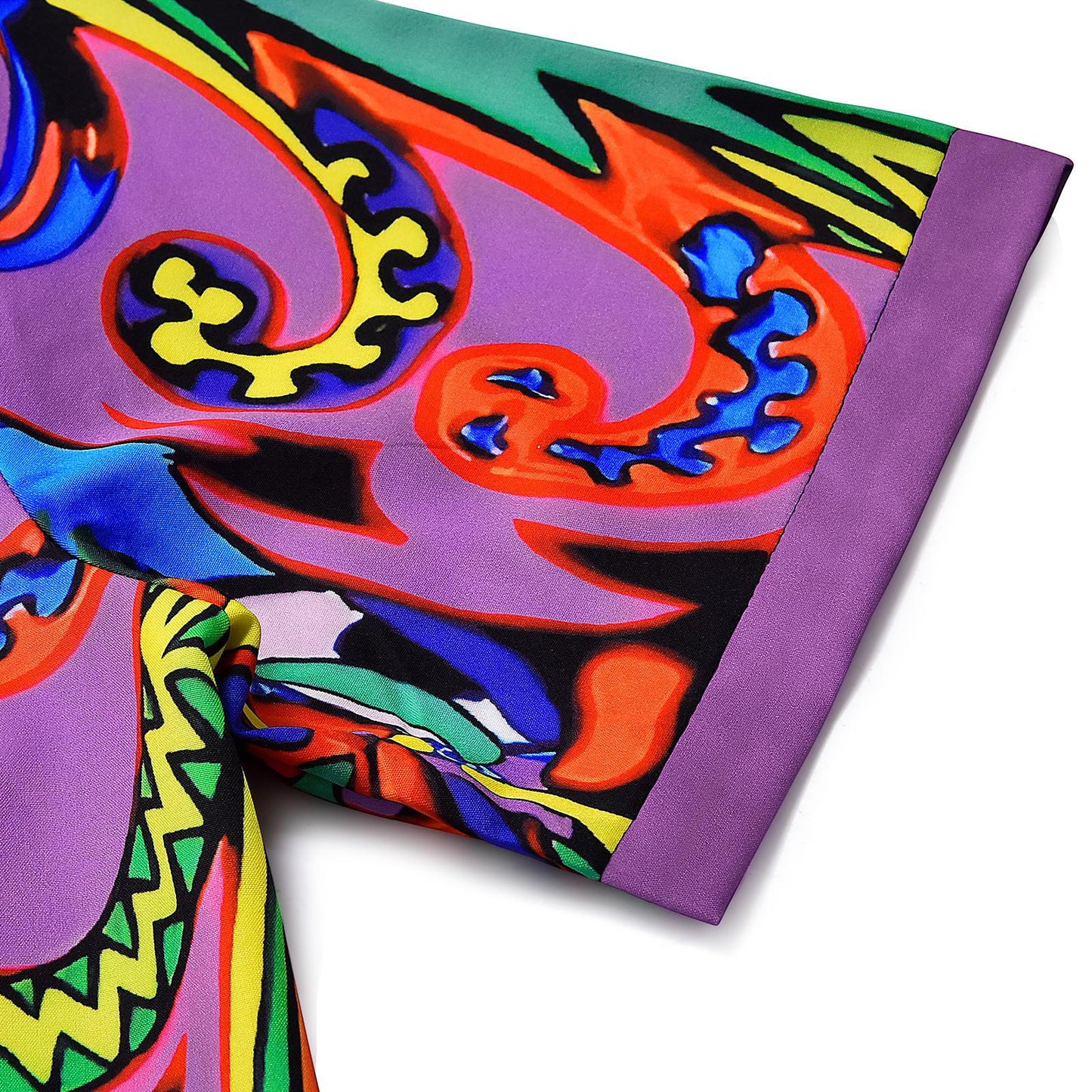 Abstract Short Sleeve Hawaiian Shirt