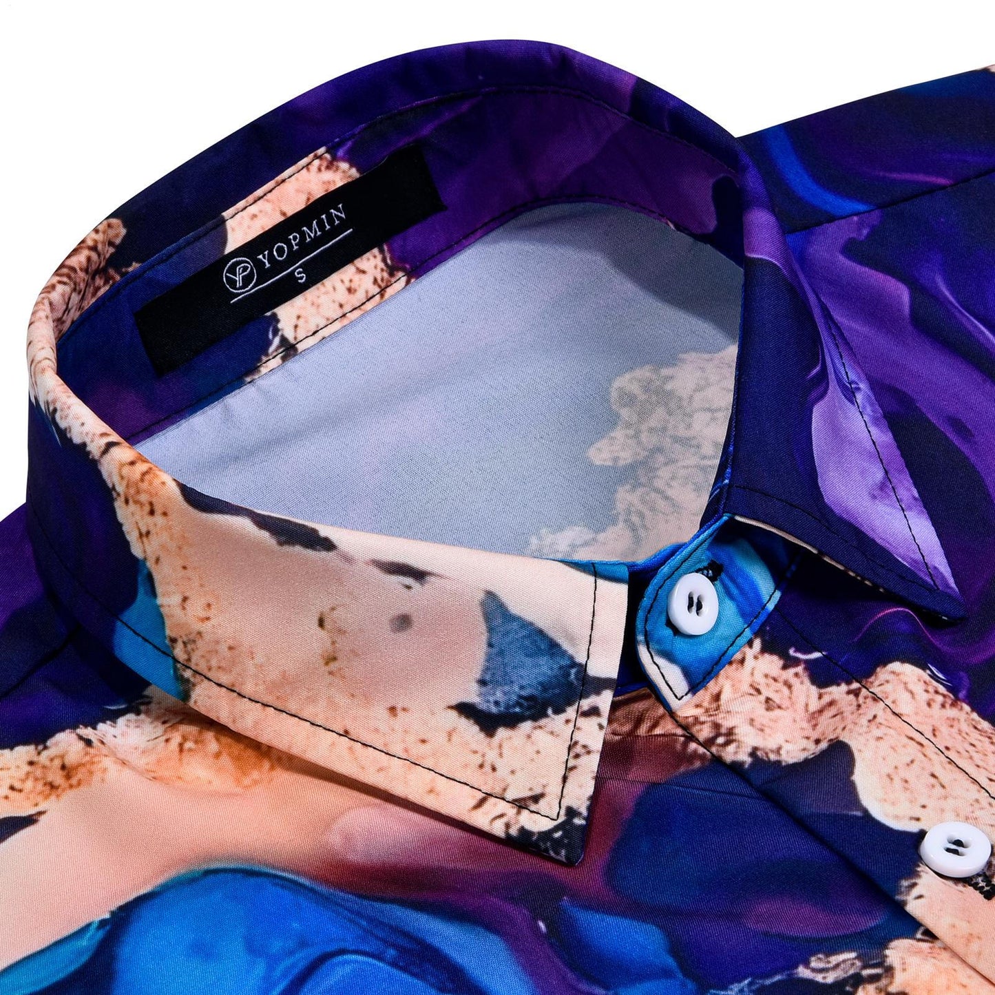 Abstract Short Sleeve Hawaiian Shirt