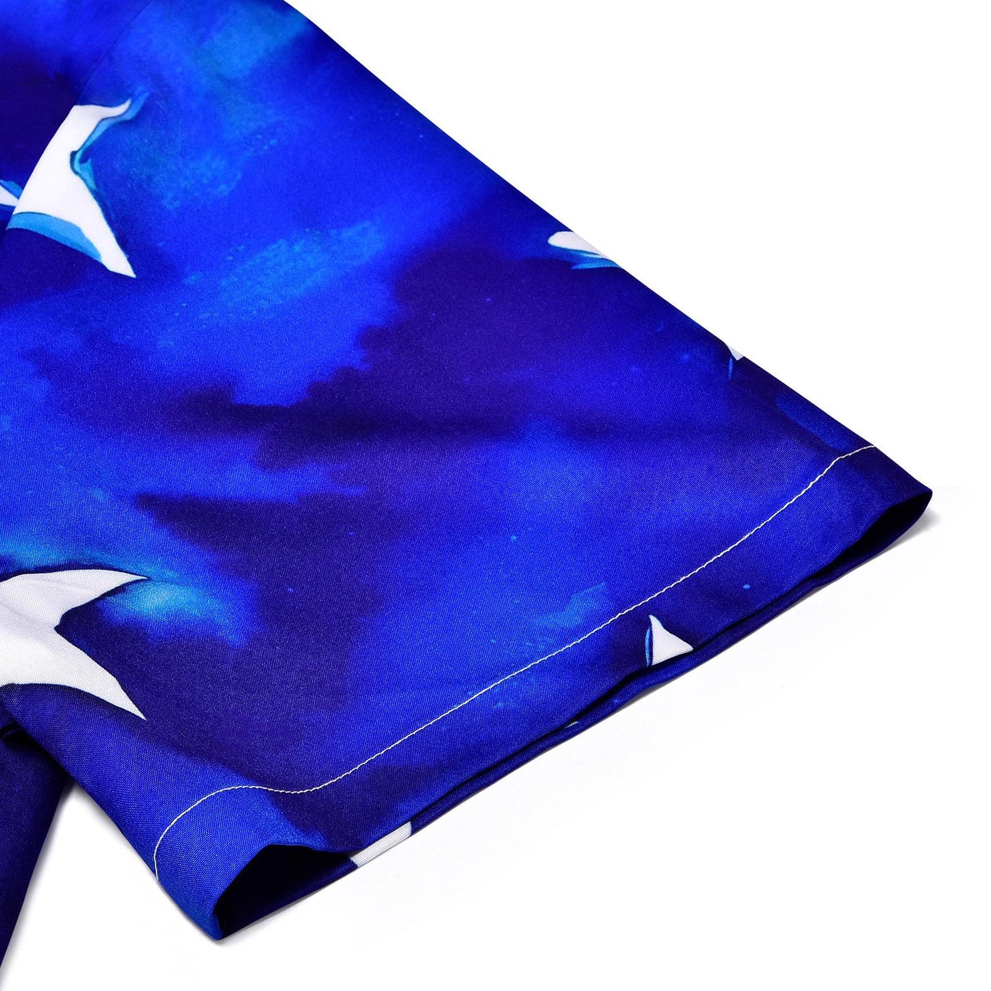 Flag Print Men's Short Sleeve Hawaiin Shirt