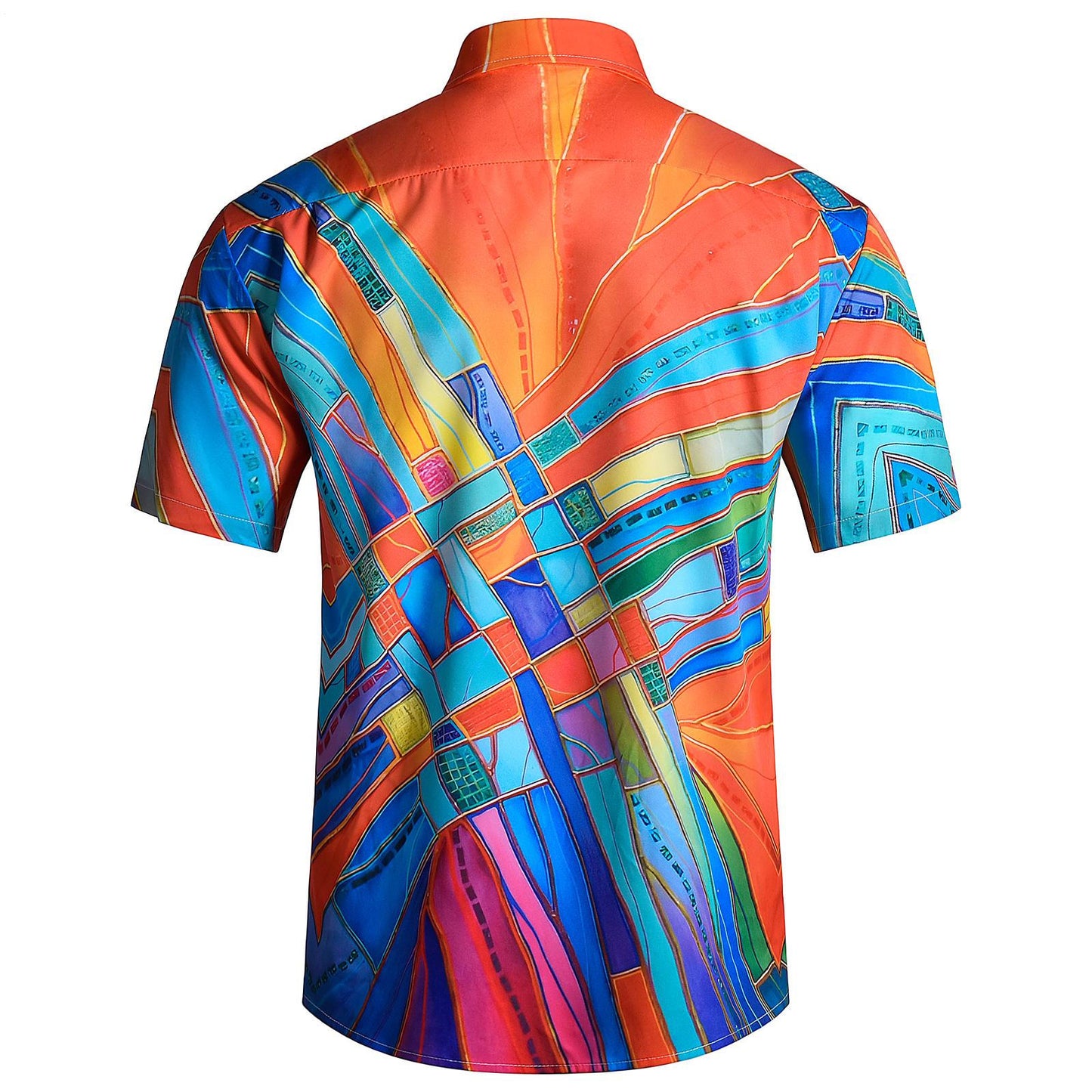 Geometry Short Sleeve Hawaiian Shirt