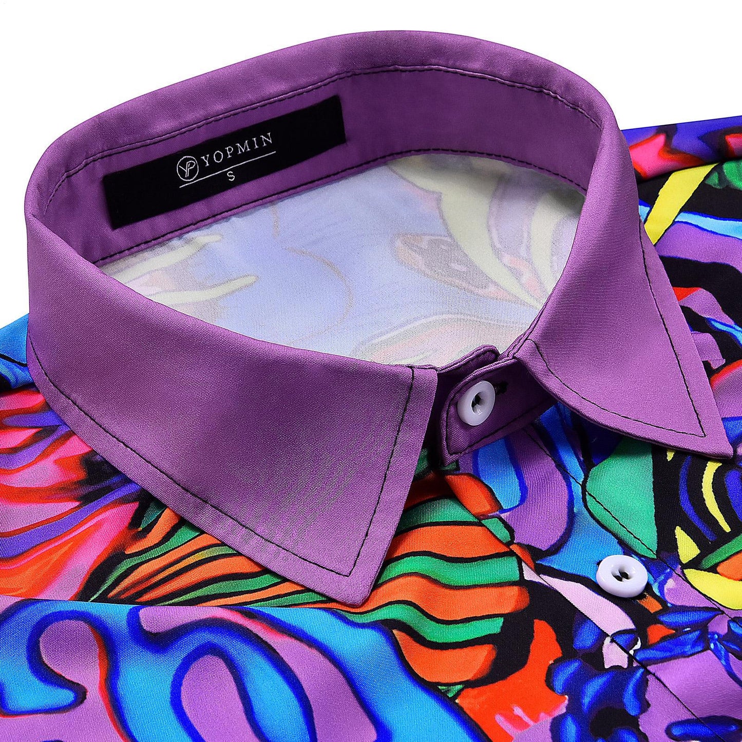Abstract Short Sleeve Hawaiian Shirt