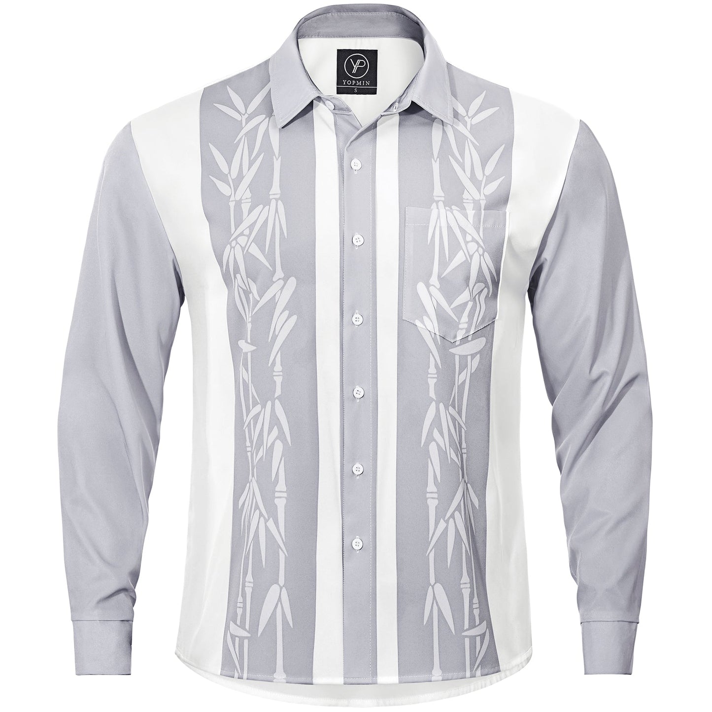 Plant Men's Pocket Long Sleeve Shirts