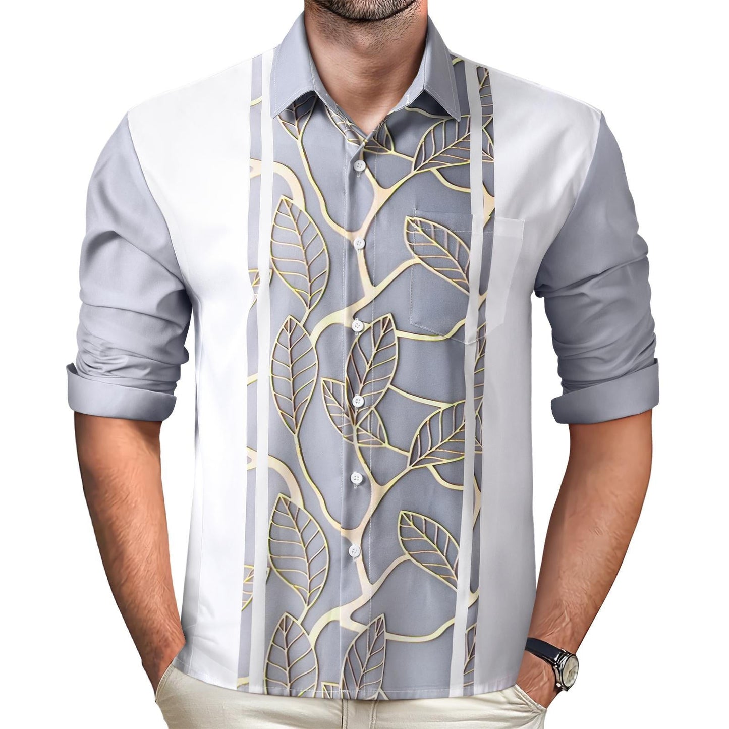 Men's Pocket Long Sleeve Shirts