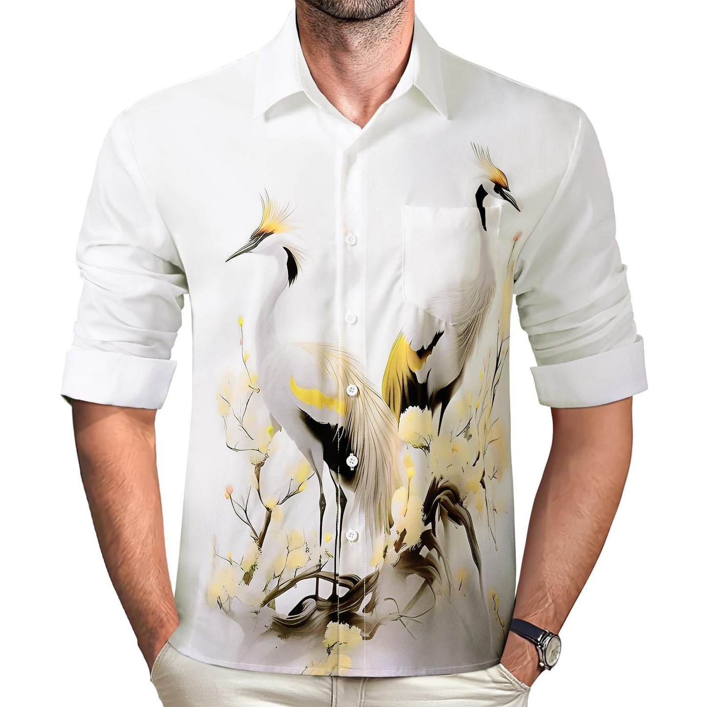 Men's Pocket Long Sleeve Shirts