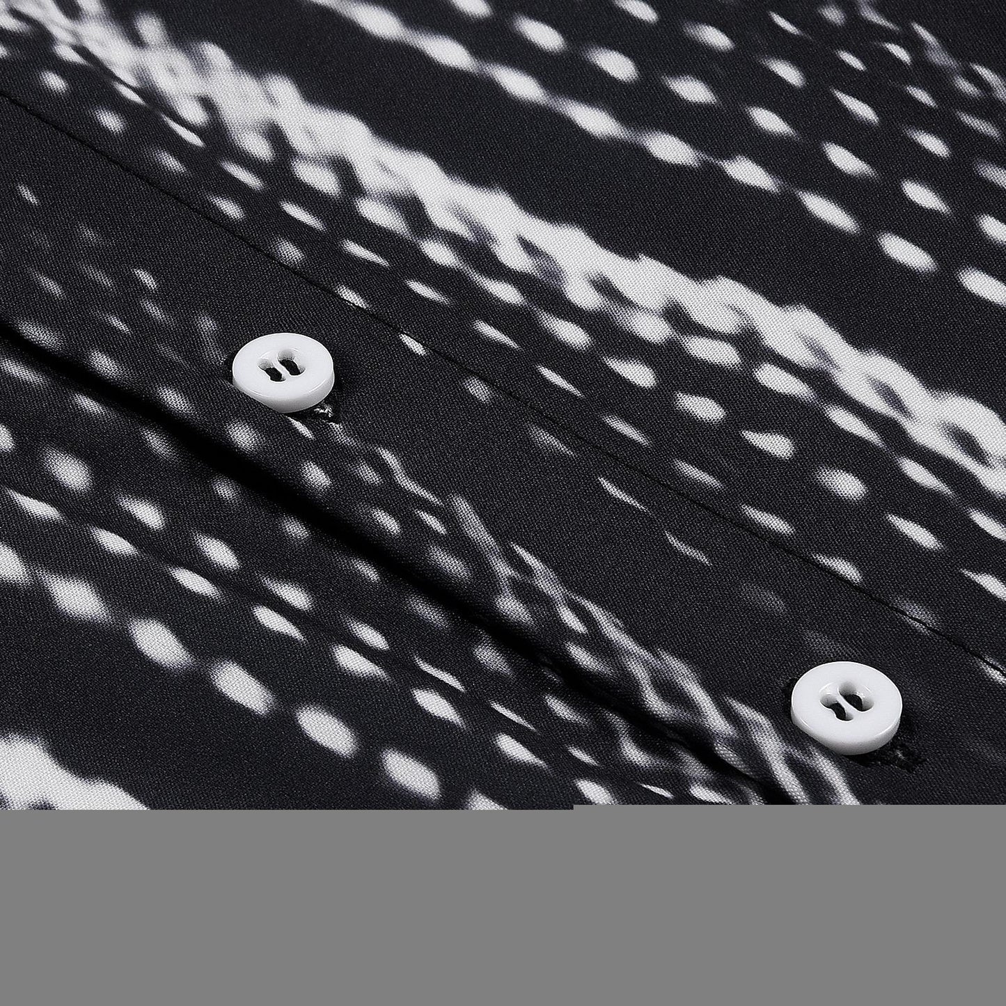 Geometric Stripe Men's Pocket Long Sleeve Shirts
