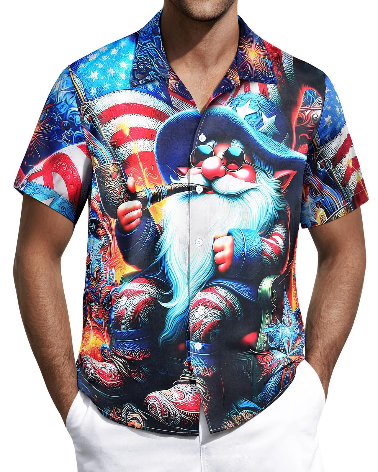 Men's Short Sleeve Hawaiin Shirt