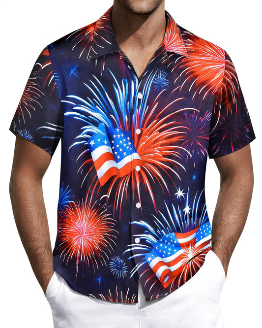 Men's Short Sleeve Hawaiin Shirt