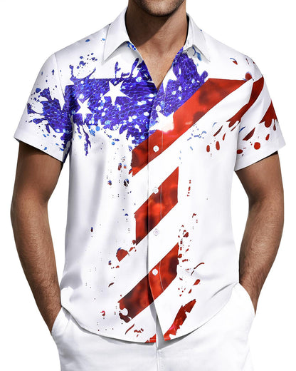 Men's Short Sleeve Hawaiin Shirt