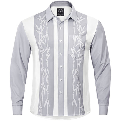 Plant Men's Pocket Long Sleeve Shirts