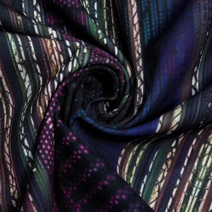 Vintage Geometric Print Men's Pocket Long Sleeve Shirts