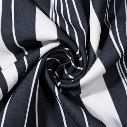 Geometric Stripe Men's Pocket Long Sleeve Shirts