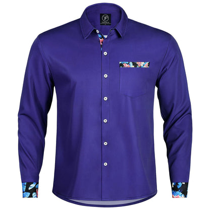 Plant Men's Pocket Long Sleeve Shirts